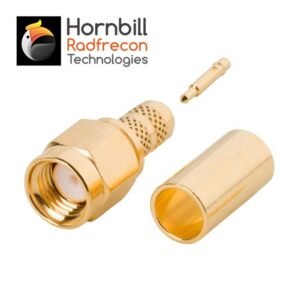 SMA Male Straight Crimp Type for RG58, RG142, LMR195 Cable